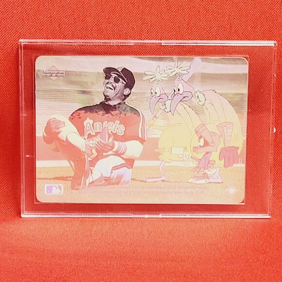 Comic Ball Card Looney Tunes Reggie Jackson Marvin The Martian Hologram Card - Picture 5 of 10